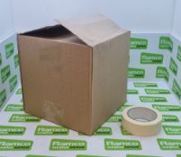 Anixter White Masking Tape - 36mm x 50m - 24 rolls per box - 41 boxes