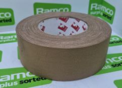 Scapa Cloth Adhesive Tape Buff Tan/Beige Tape - 50mm x 50m - approx. 480 rolls
