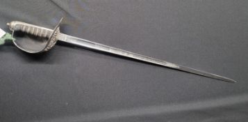 R Groves 96 Royal Engineers Ceremonial Sword - serial number 17155
