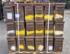 24x Pallets of M548 ammo containers - total quantity 864