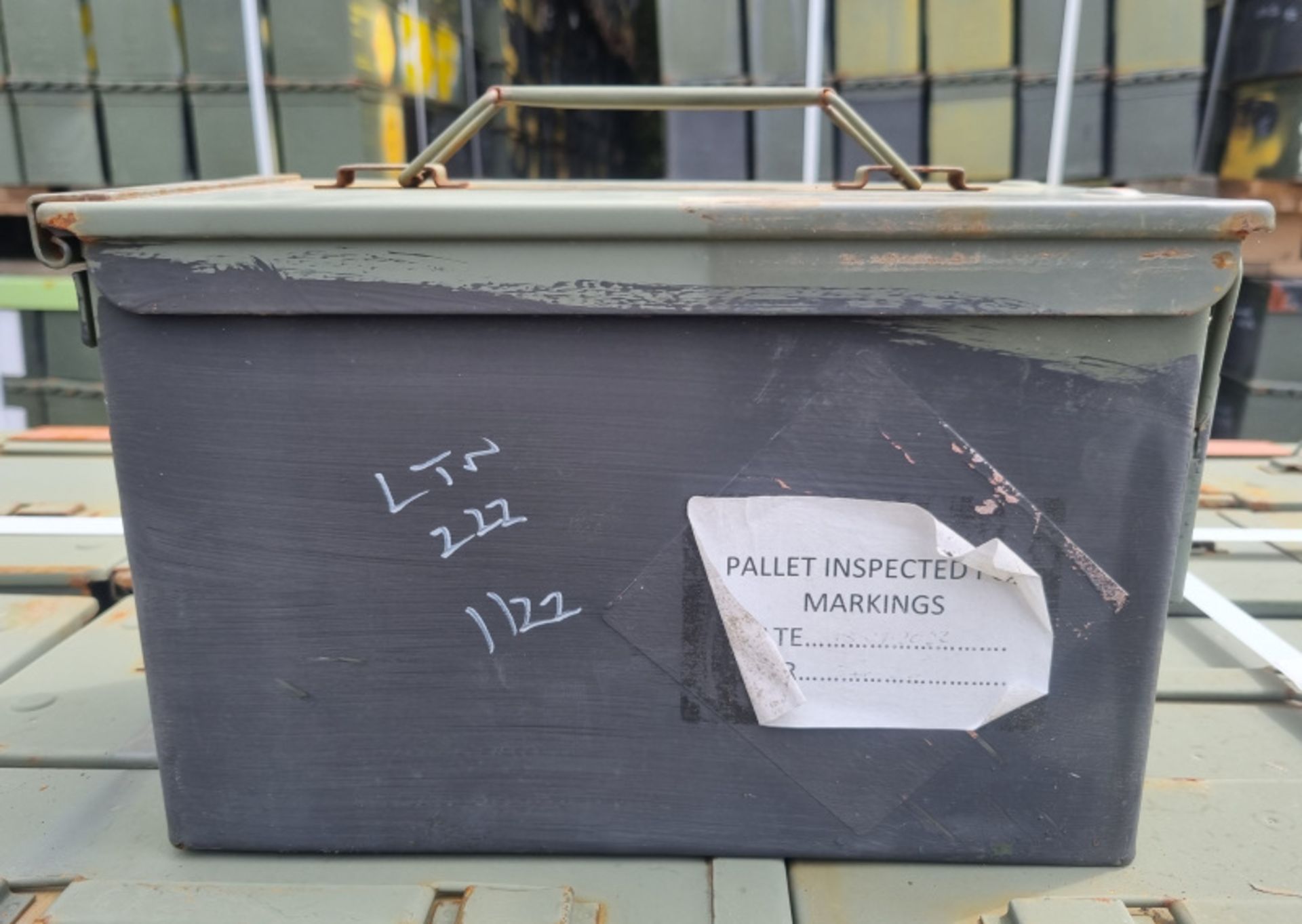 1x Pallet of M2A1 ammo containers - total quantity 120 - Image 7 of 11