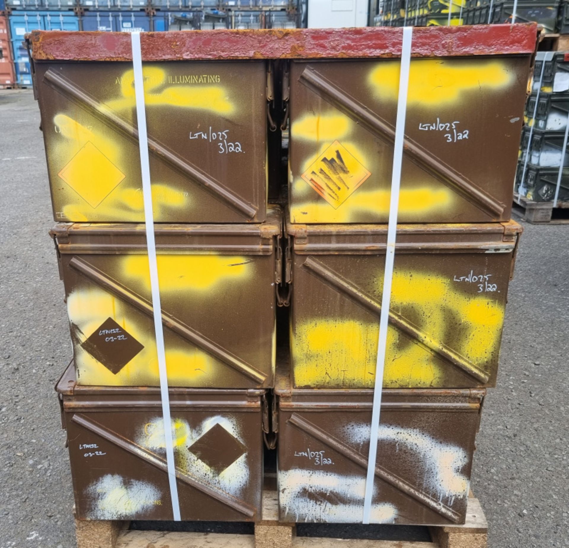 24x Pallets of M548 ammo containers - total quantity 864 - Image 2 of 12