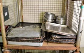 Various Catering equipment, trays & Pans