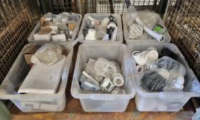 Various bathroom/kitchen fixtures & fittings spares