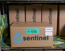 4x Sentinel soap/antibacterial hand gel wall dispensers