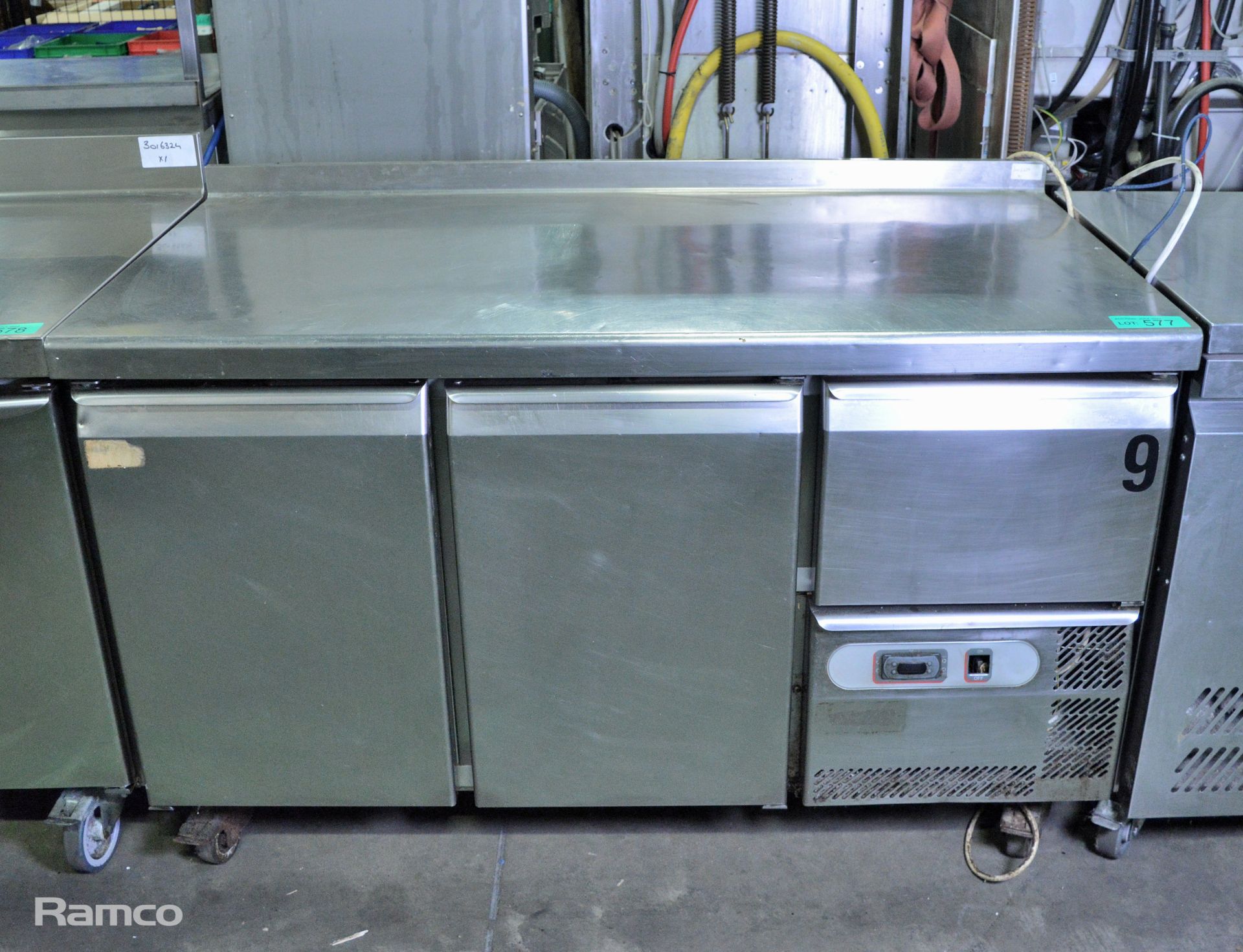 Friulinox TK37 Silver 3 door counter refrigerator - 230V - 50Hz