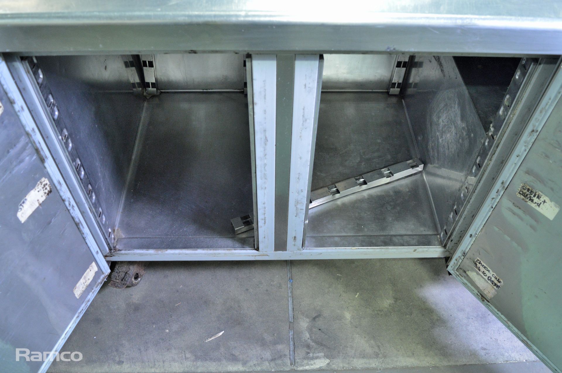 Friulinox TK37 Silver 3 door counter refrigerator - 230V - 50Hz - Image 2 of 7