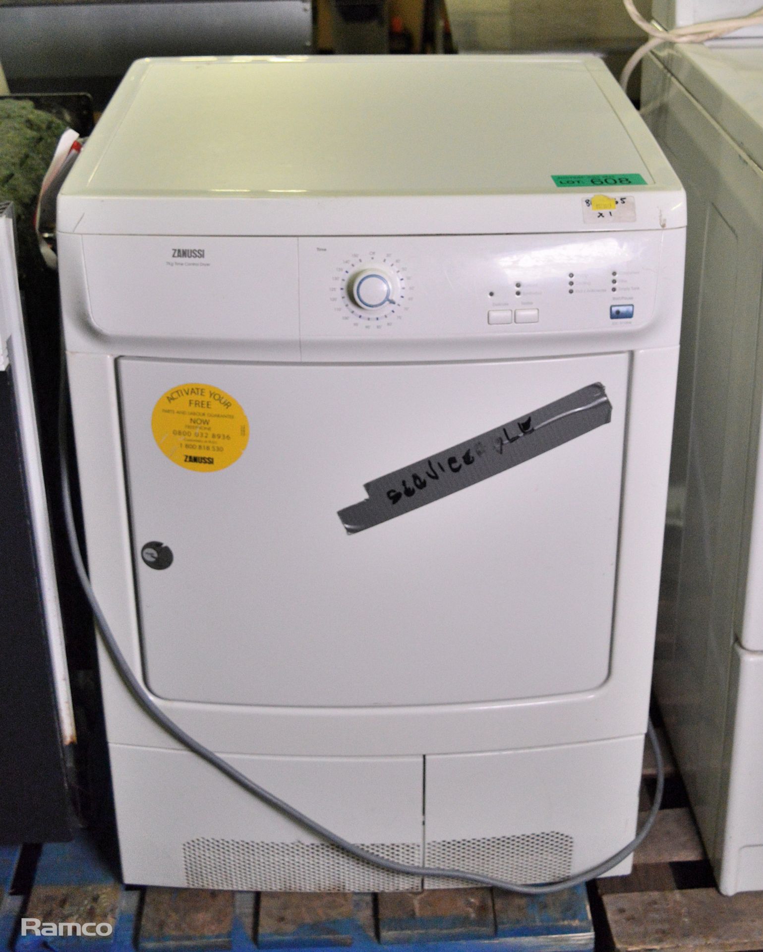 Zanussi 7kg time control dryer