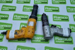 Thor pneumatic hand drill & Atlas Copco RRH 06P Pneumatic riveting hammer - 7 bar