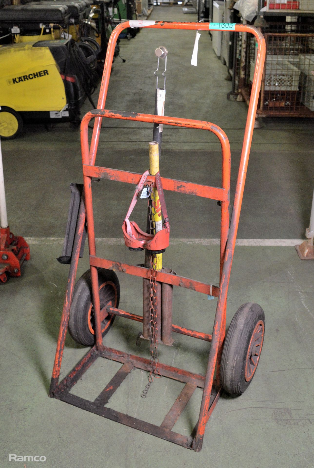 Welders cylinder trolley