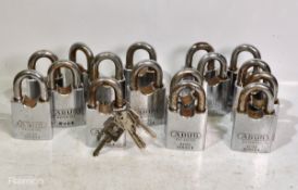 Abus Heavy duty padlocks - Series 83/55, Can all be used with the same key. 4 Keys included