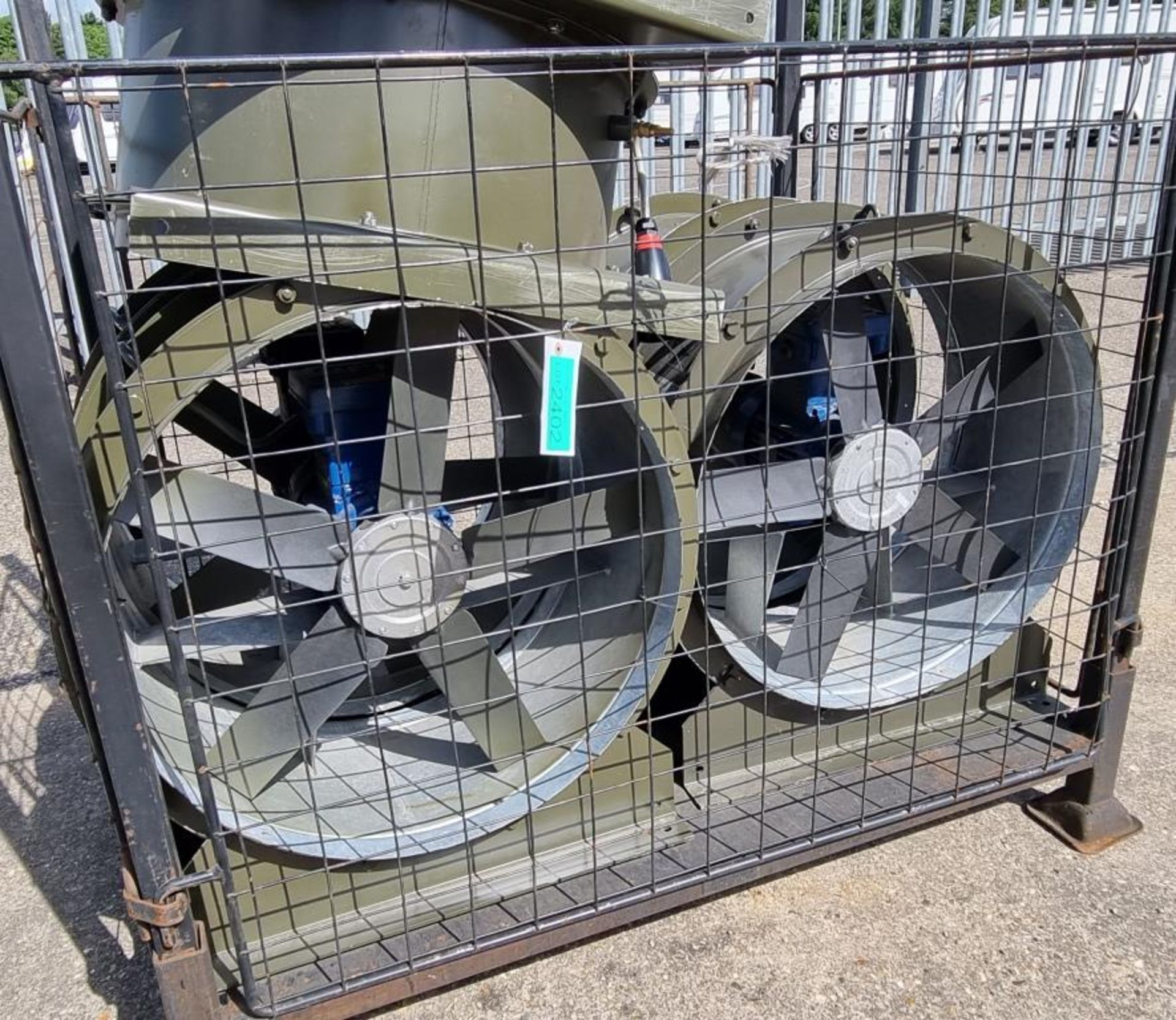 5x RUBB / ED / 332 industrial fan units - 415V / 3ph / 50hz with ATX PCX connectors with WEG motors - Image 2 of 9