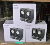 3x Edifier R19U premium PC speakers - AS NEW