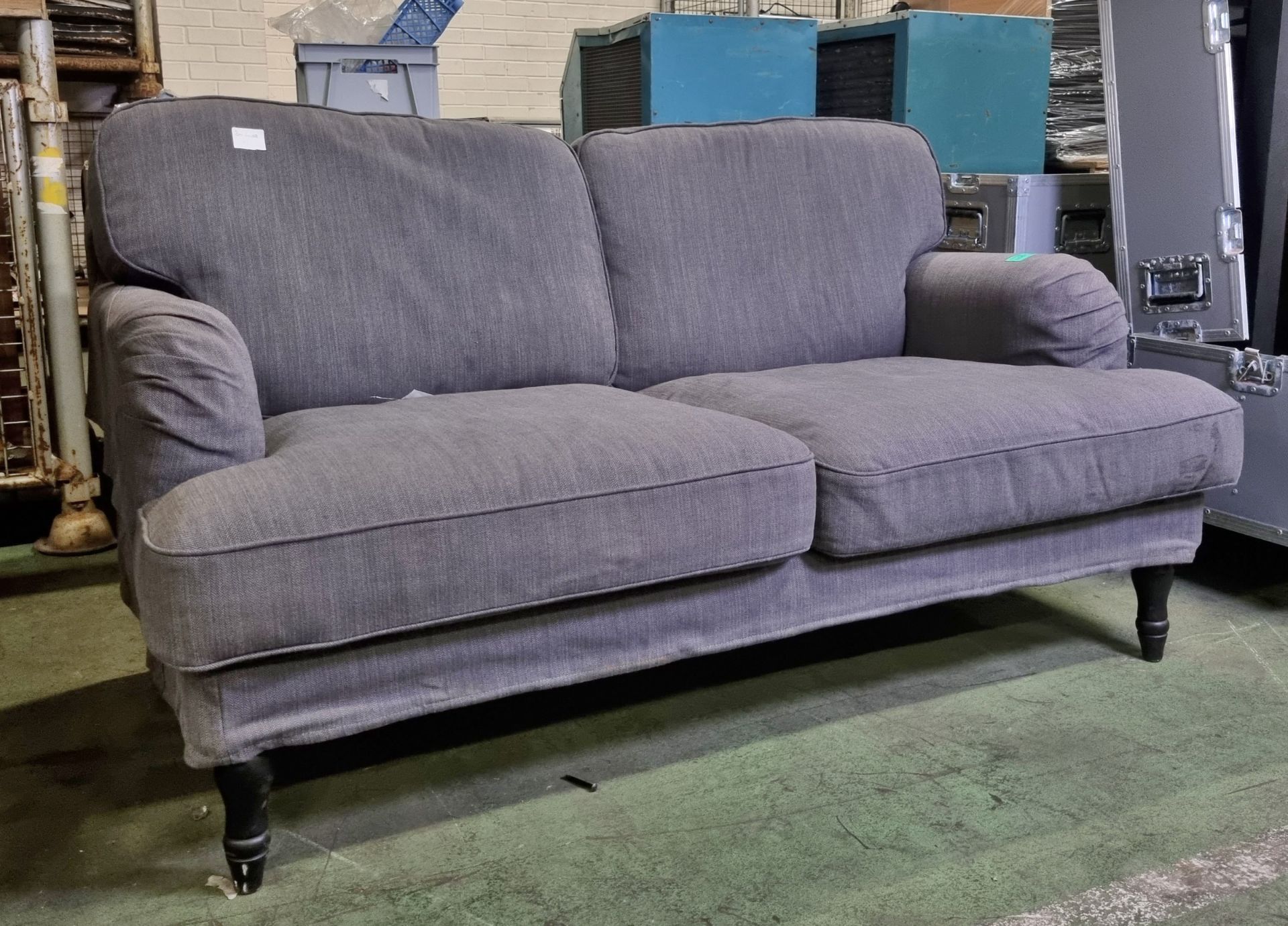 2 Seater Sofa - Grey - L1540 x W900 x H920mm - Image 3 of 3