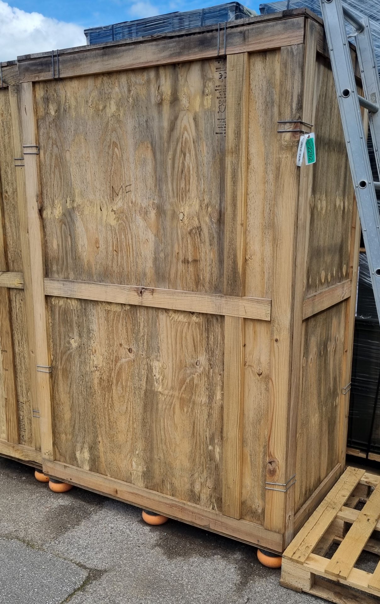 Wooden Shipping Container - L1490 x D960 x H2325mm - Image 2 of 2