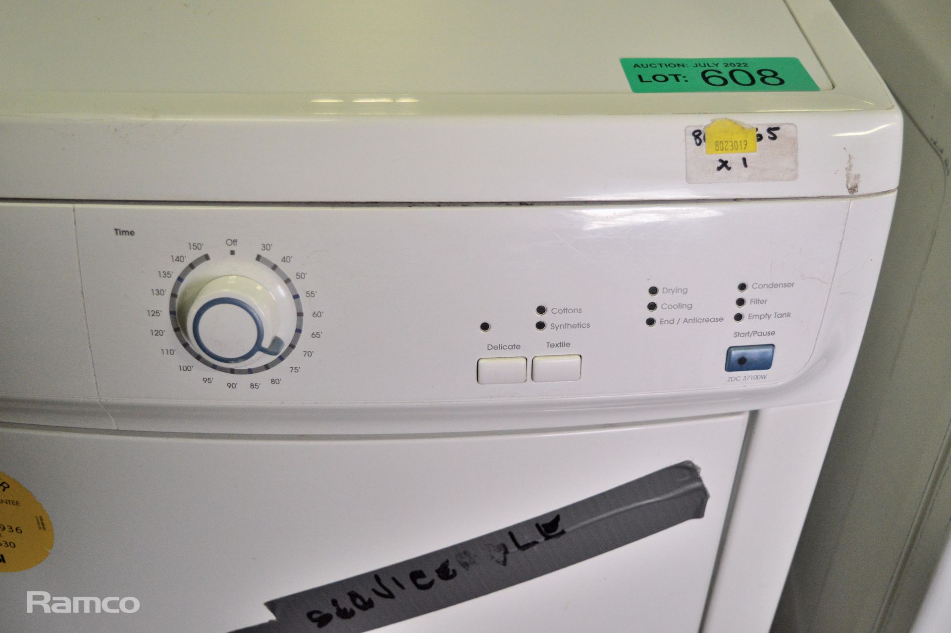 Zanussi 7kg time control dryer - Image 4 of 4