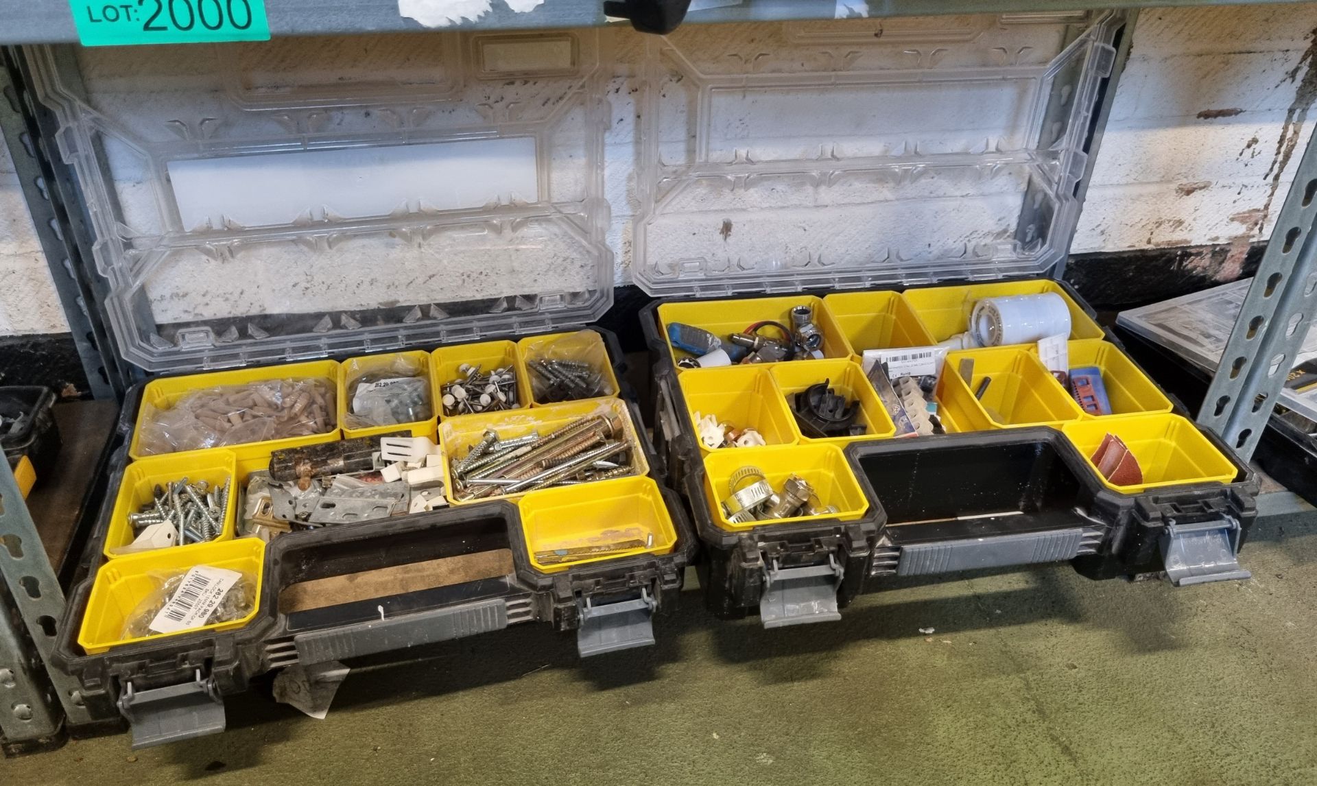 2x Stanley Fatmax cases with fixings