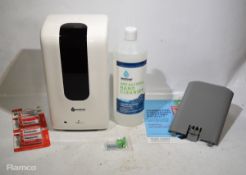 2x Sentinel soap/antibacterial hand gel wall dispensers