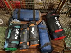 6x Various weighted power bags