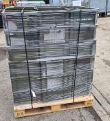 45x Plastic storage boxes - stackable - 40 x 30 x 20 cm