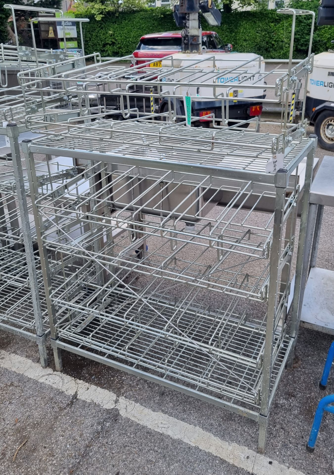 6 tier wire racking - L110 x D55 x H160cm - Image 3 of 3