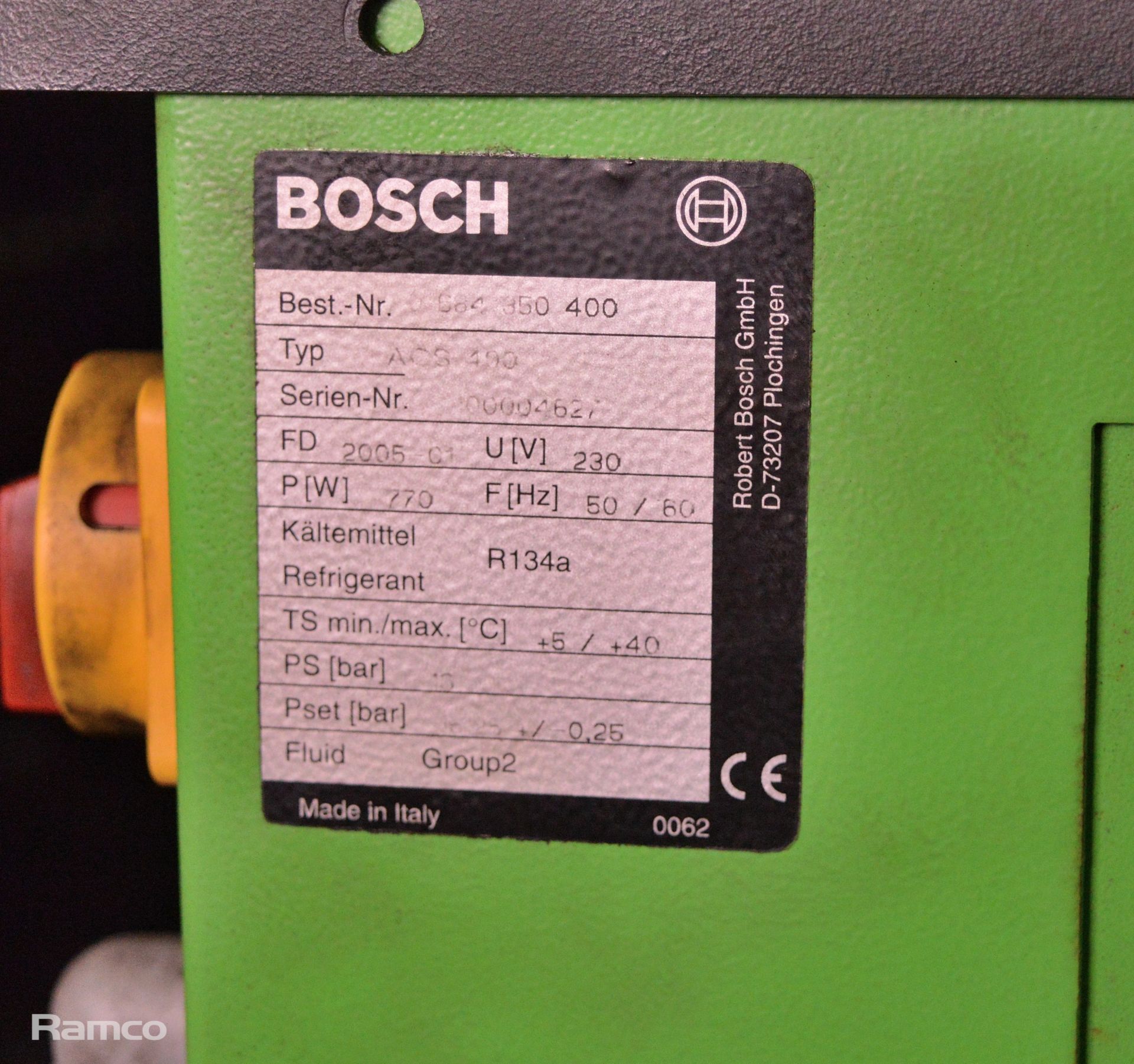 Bosch ACS400 Aircon regas 230V 50/60Hz L74 x W66 x H137cm - Image 3 of 7