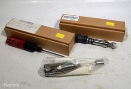 3x torque limiting screwdriver units