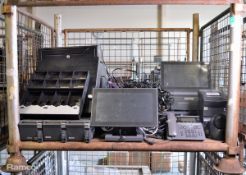 Various cash register equipment - screens/scanners/till printers & desktop phone