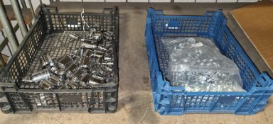 Chrome-vanadium sockets - various sizes & Various sized washer / nuts & bolts