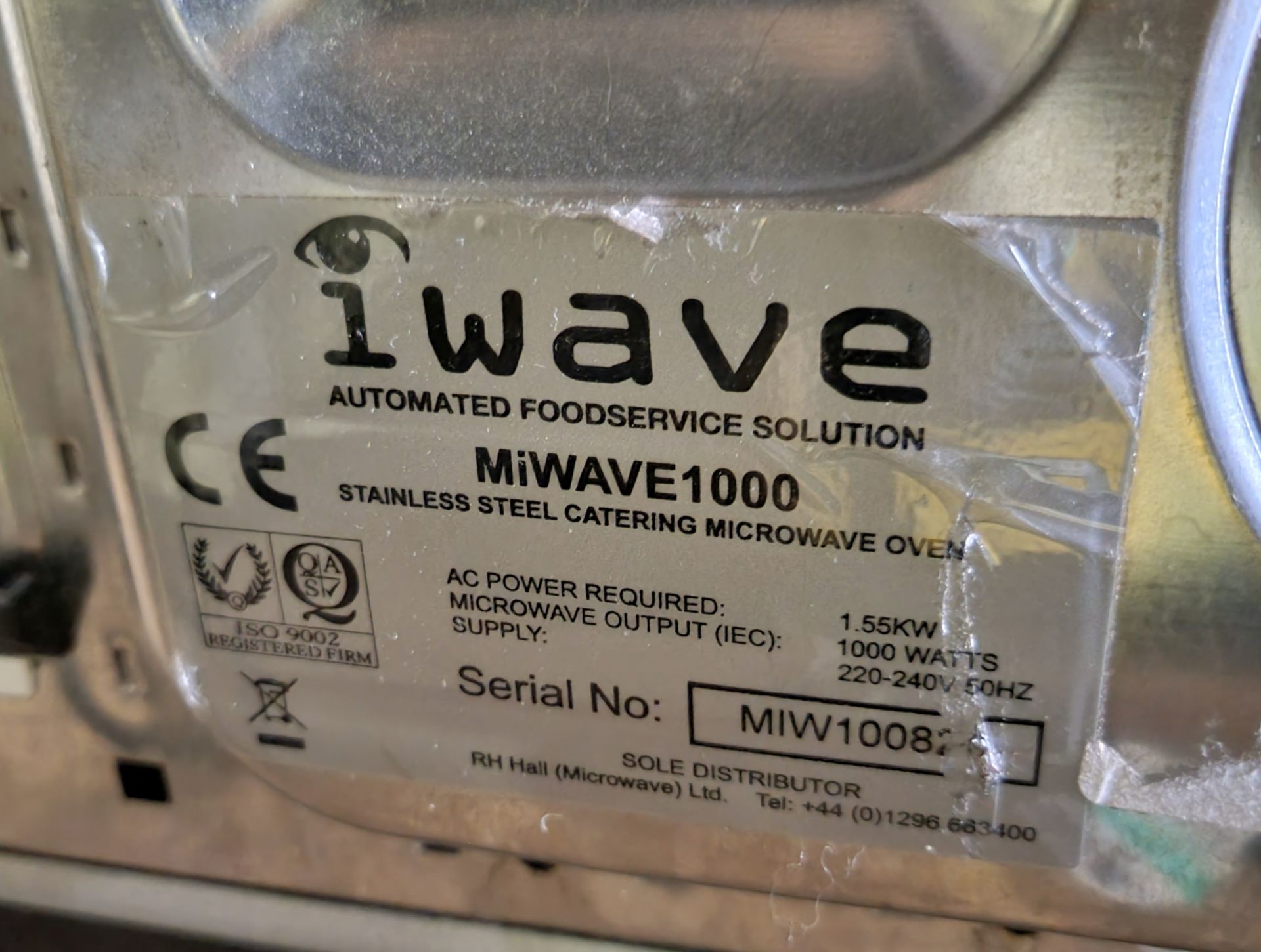 Iwave Maestrowave microwave - MiWave 1000 - 1.55kW - 1000 Watts - Image 6 of 6