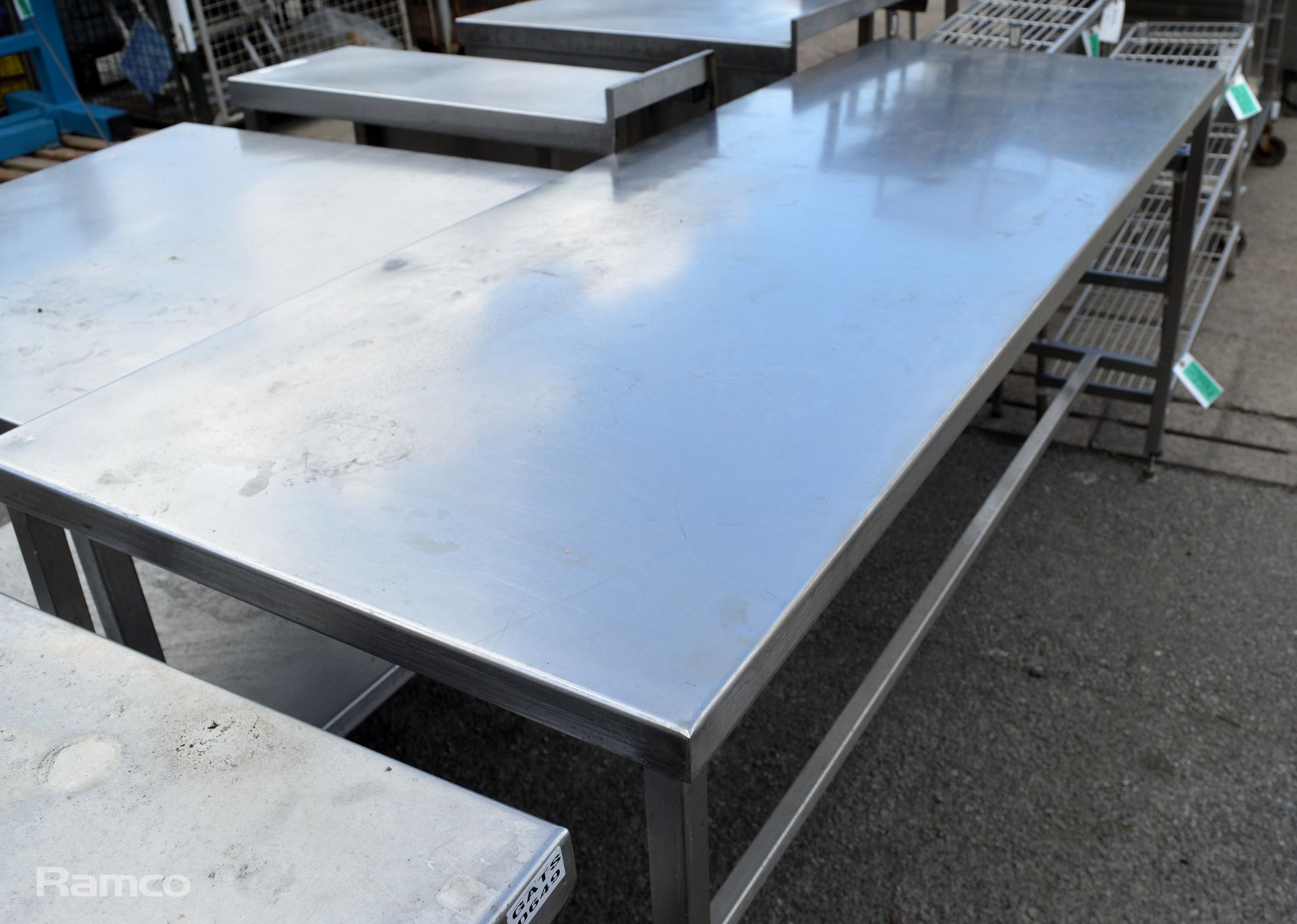 Stainless steel counter/worktop 200 x 70 x 85 - Image 3 of 3