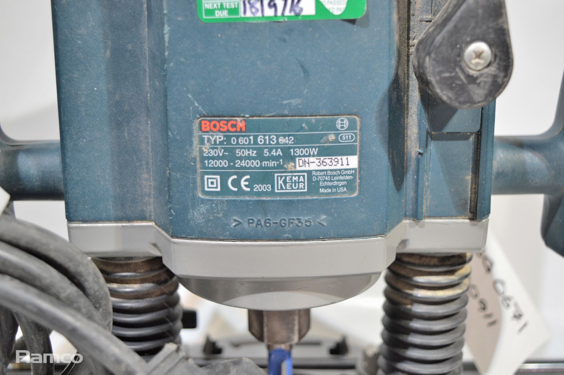 Bosch GOF 1300 CE router with accessories 230v - Image 4 of 10