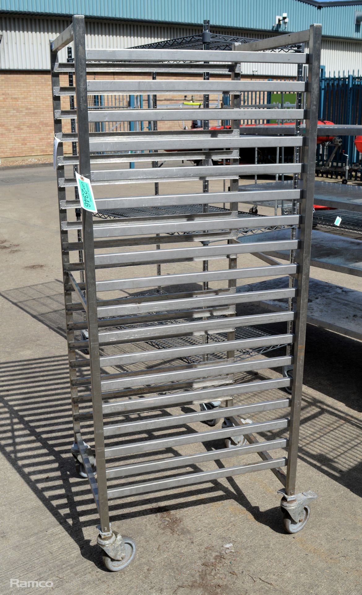 Hupfer 18 tray rack L59 x W67 x H166cm - Image 3 of 3