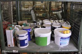 Various paints & stains - pallet delivery only on this lot