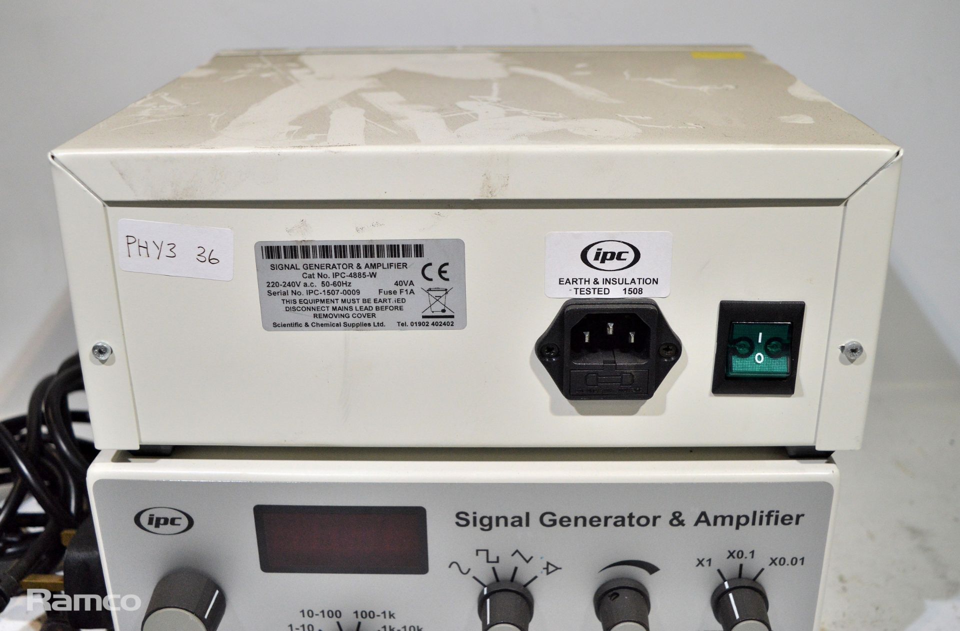 2x IPC -4885-W Signal Generator & Amplifier Units - Image 3 of 3