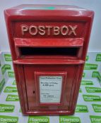 Replica red post box