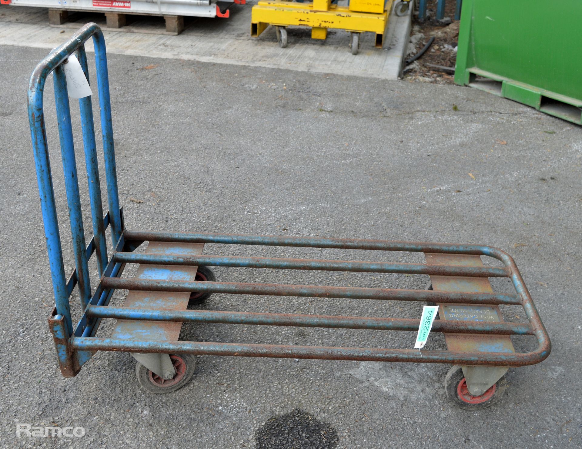 Flat bed trolley 60 x 140 x 90