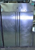 Delfield RS10800-R double door fridge L120 x W60 x H190cm