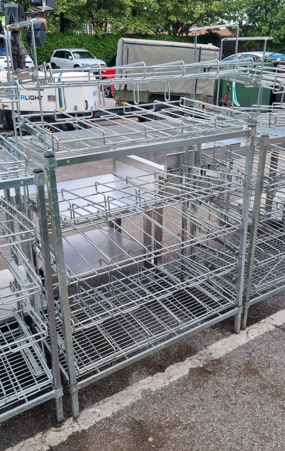 6 tier wire racking - L110 x D55 x H160cm - Image 2 of 3