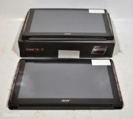 2x Acer A6002 Iconia Tab 10 tablets