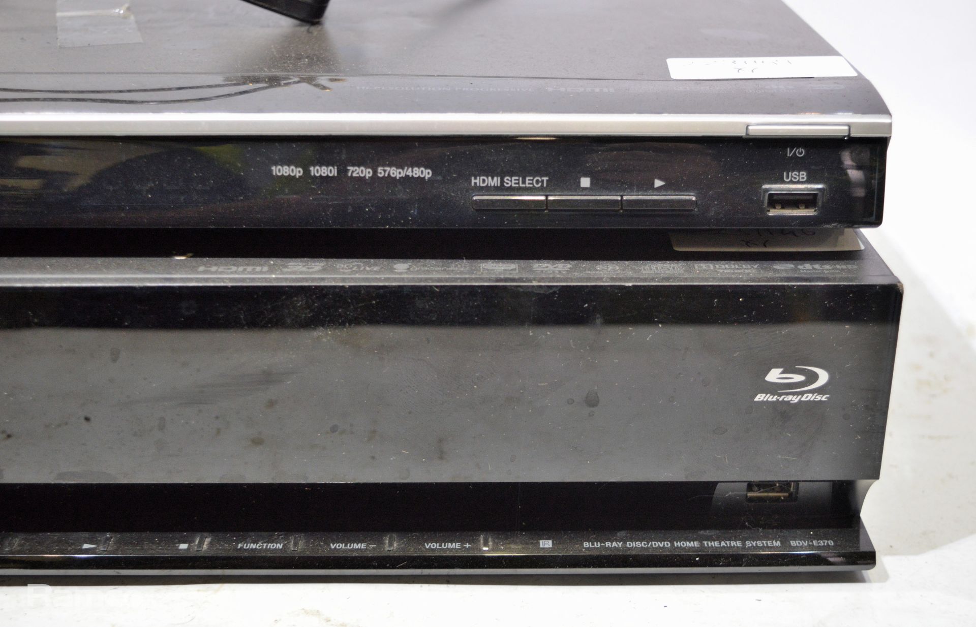 Toshiba SD5010KB dvd player 250V, Sony BDV-E370 3D Blu Ray player 250V - Image 3 of 6