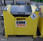 Fuel Proof Cube 250 fuel dispenser - empty 160kg full 373kg
