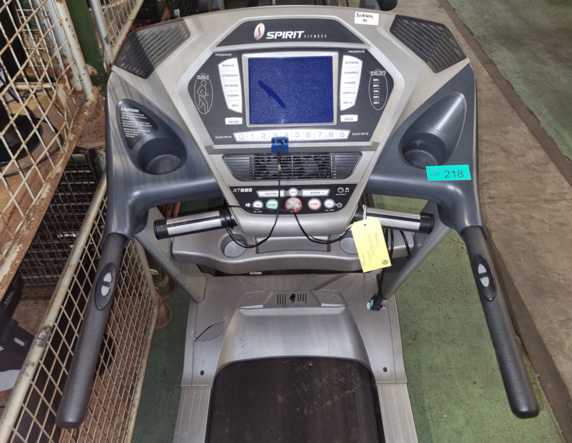 Spirit Fitness XT685 treadmill L80 x W190 x H145cm - Image 3 of 6