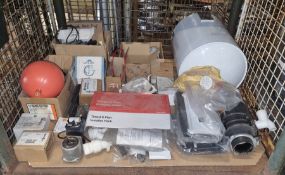 Various heating / boiler spares, valves, control switch, element