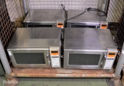 4x Iwave Maestrowave microwaves - MiWave 1000 - 1.55kW - 1000 Watts