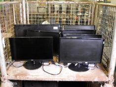 8x Office PC Monitors - (1 as spares)