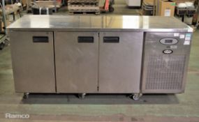 Foster Pro1/3H-A 3 door under counter fridge - 230V - 50Hz