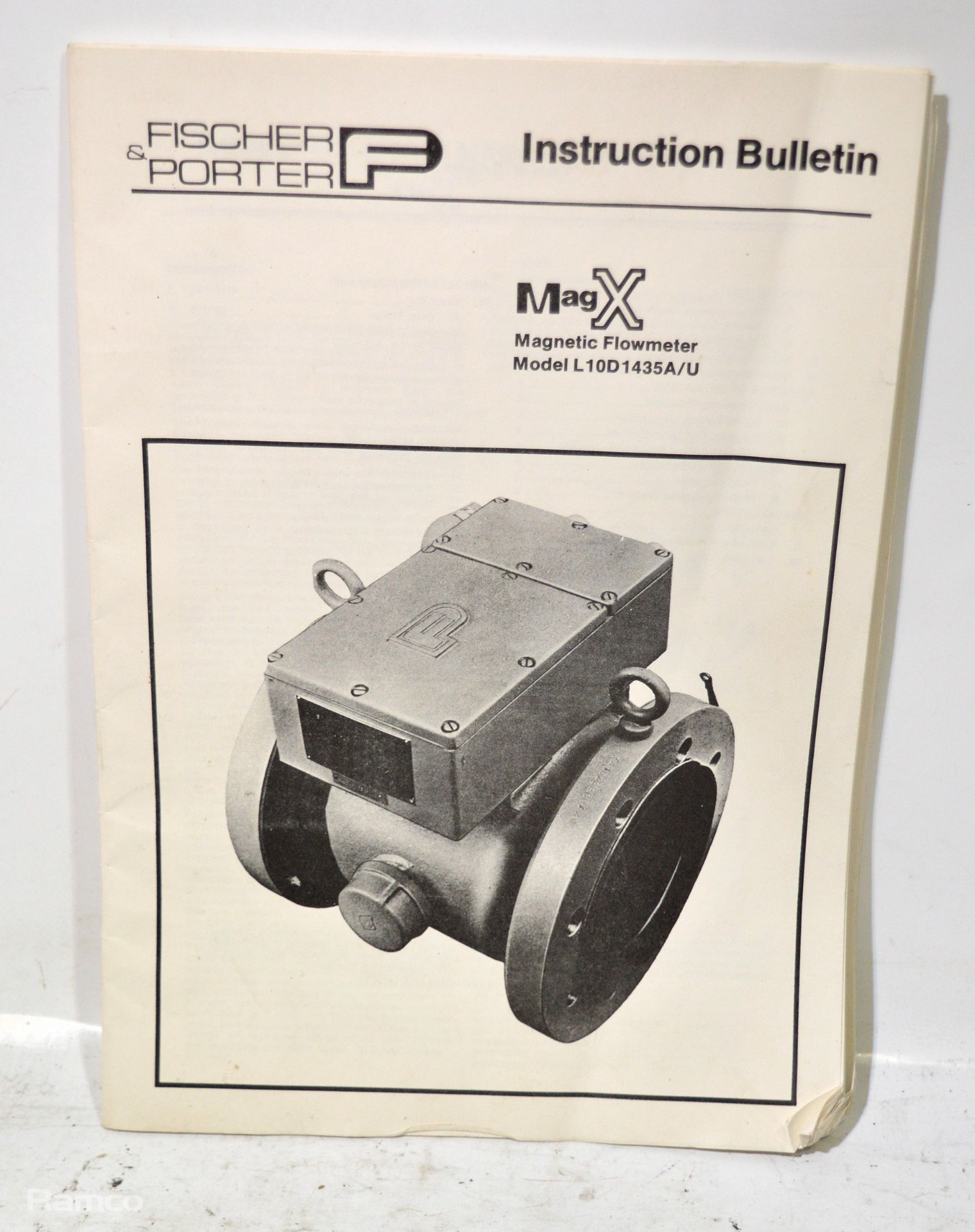 Mag-X Fiscer Porter Magnetic flow meter - model L10D - 1435A/U - unused with instructions - Image 6 of 7
