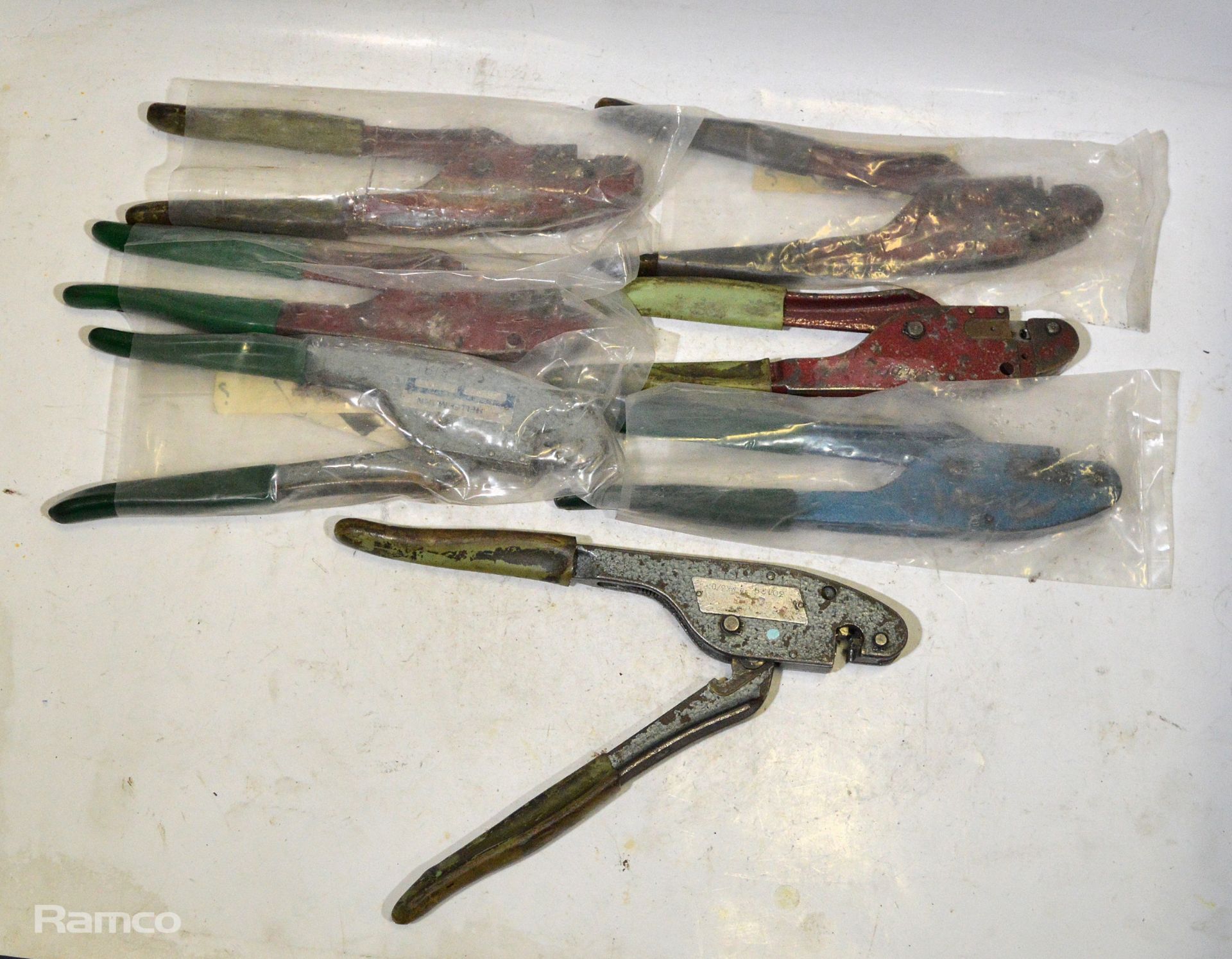 7x Hellerman crimping tools