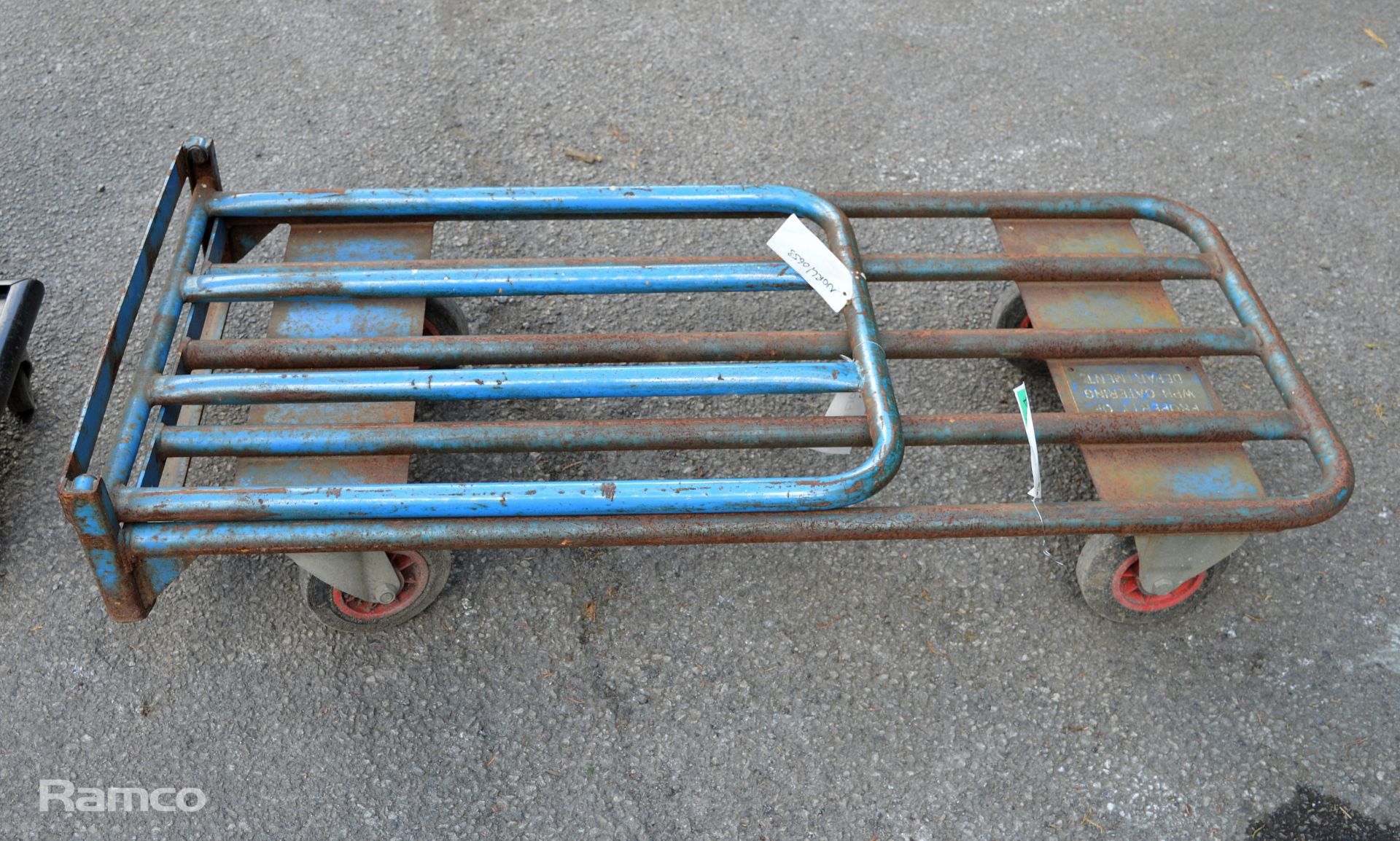 Flat bed trolley 60 x 140 x 90 - Image 2 of 3